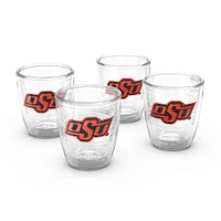 Tervis Oklahoma State Cowboys, paquet de 4, 12 oz. Ensemble de gobelets emblème