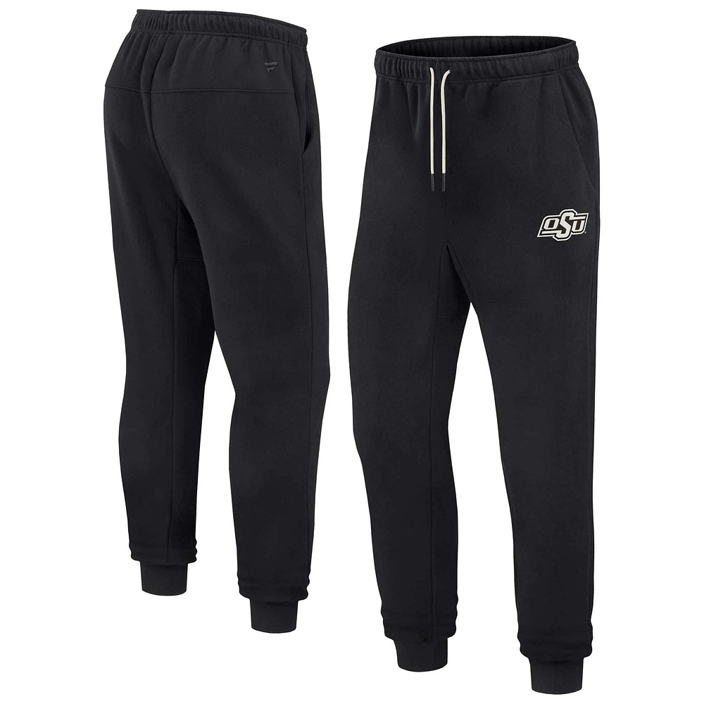 Pantalon de jogging en polaire super doux unisexe Fanatics noir Oklahoma State Cowboys Elements