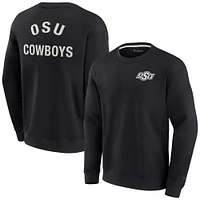 Sweat-shirt unisexe Fanatics noir Oklahoma State Cowboys super doux