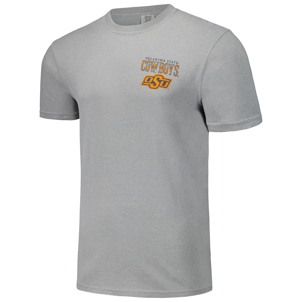 T-shirt unisexe gris Oklahoma State Cowboys Hyper Local Bull Ride