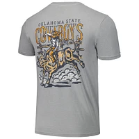 T-shirt unisexe gris Oklahoma State Cowboys Hyper Local Bull Ride