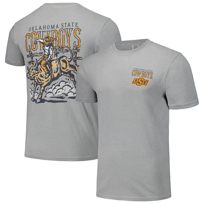 T-shirt unisexe gris Oklahoma State Cowboys Hyper Local Bull Ride
