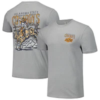 T-shirt unisexe gris Oklahoma State Cowboys Hyper Local Bull Ride