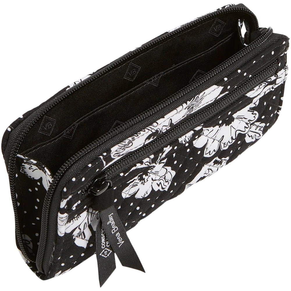 Vera Bradley Oklahoma State Cowboys Rain Garden Front-Zip Wristlet