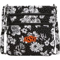 Vera Bradley Oklahoma State Cowboys Rain Garden Triple-Zip Hipster Crossbody Bag