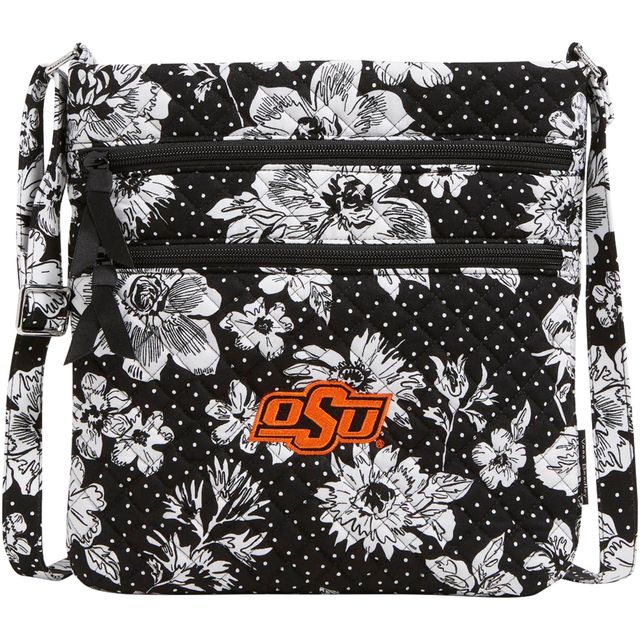 Vera Bradley Oklahoma State Cowboys Rain Garden Sac à bandoulière hipster triple zip