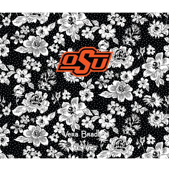 Vera Bradley x Tervis Oklahoma State Cowboys 24 oz. Bouteille à large ouverture avec couvercle de luxe