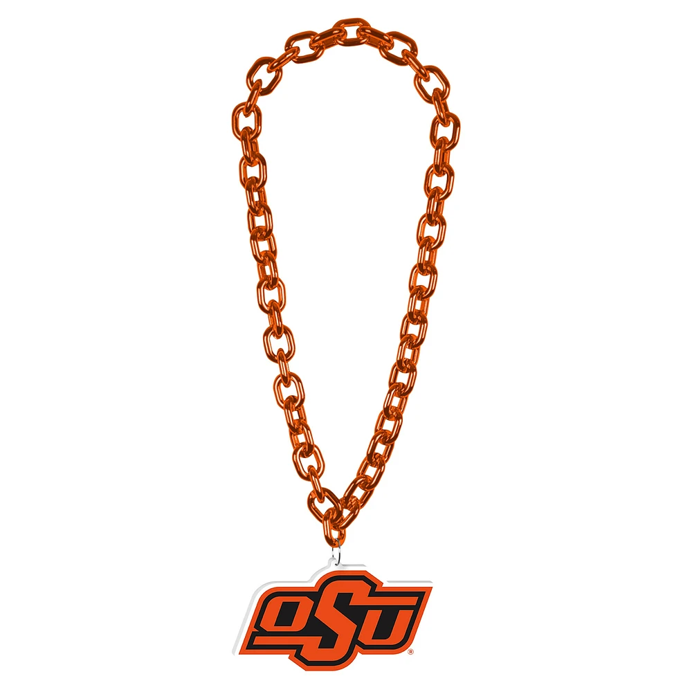 WinCraft Collier avec logo à grande chaîne des Cowboys de l'État d'Oklahoma