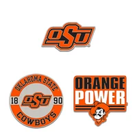 WinCraft Oklahoma State Cowboys Three-Piece Collector Pin Set