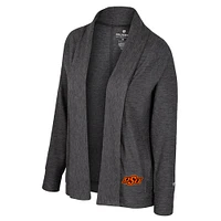 Cardigan Dash anthracite pour femme Colosseum des Cowboys de l'Oklahoma State