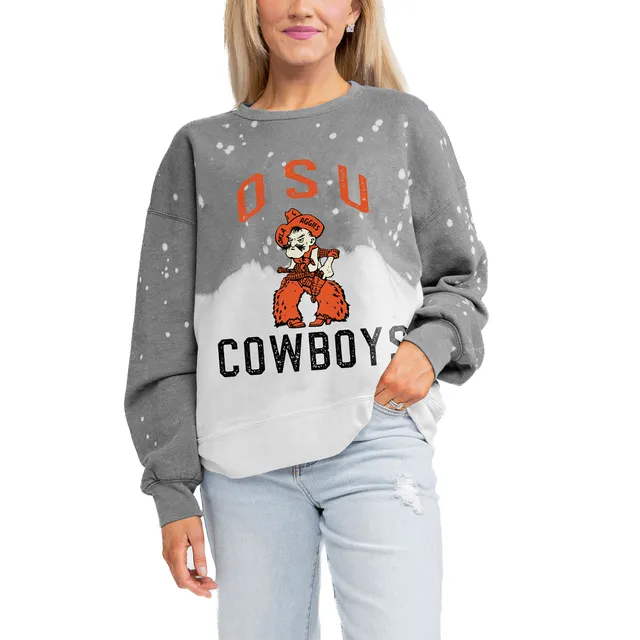 Women's Gameday Couture White Oklahoma State Cowboys This Time Around  Oversized T-Shirt