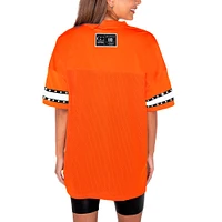 T-shirt à strass orange Gameday Couture pour femme des Cowboys de l'Oklahoma State jusqu'au coup d'envoi