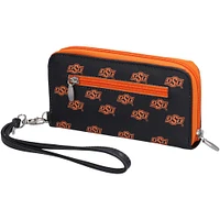 Women's Oklahoma State Cowboys Zip-Around Wristlet Wallet