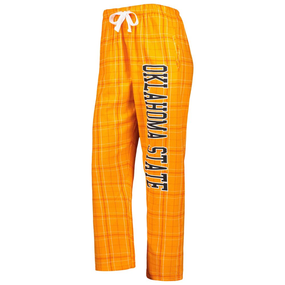 Women's Orange/Yellow Oklahoma State Cowboys Haley Flannel Sleep Pants