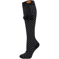 Women's ZooZatz Black Oklahoma State Cowboys Knee High Socks