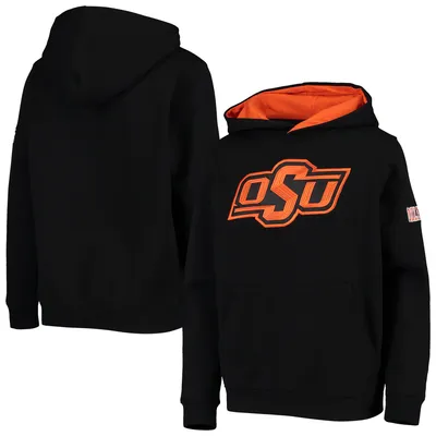 Oklahoma State Cowboys Youth Big Logo Pullover Hoodie - Black