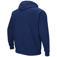 Chandail à capuchon Colosseum Navy Old Dominion Monarchs Arch et logo pour hommes