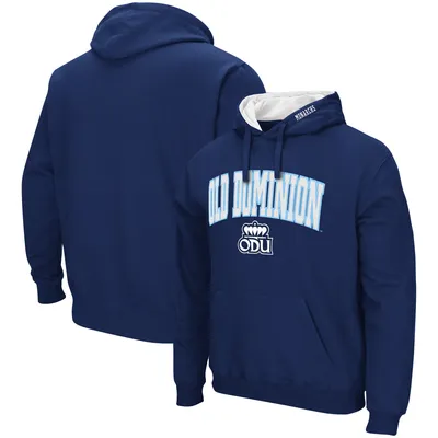 Chandail à capuchon Colosseum Navy Old Dominion Monarchs Arch et logo pour hommes