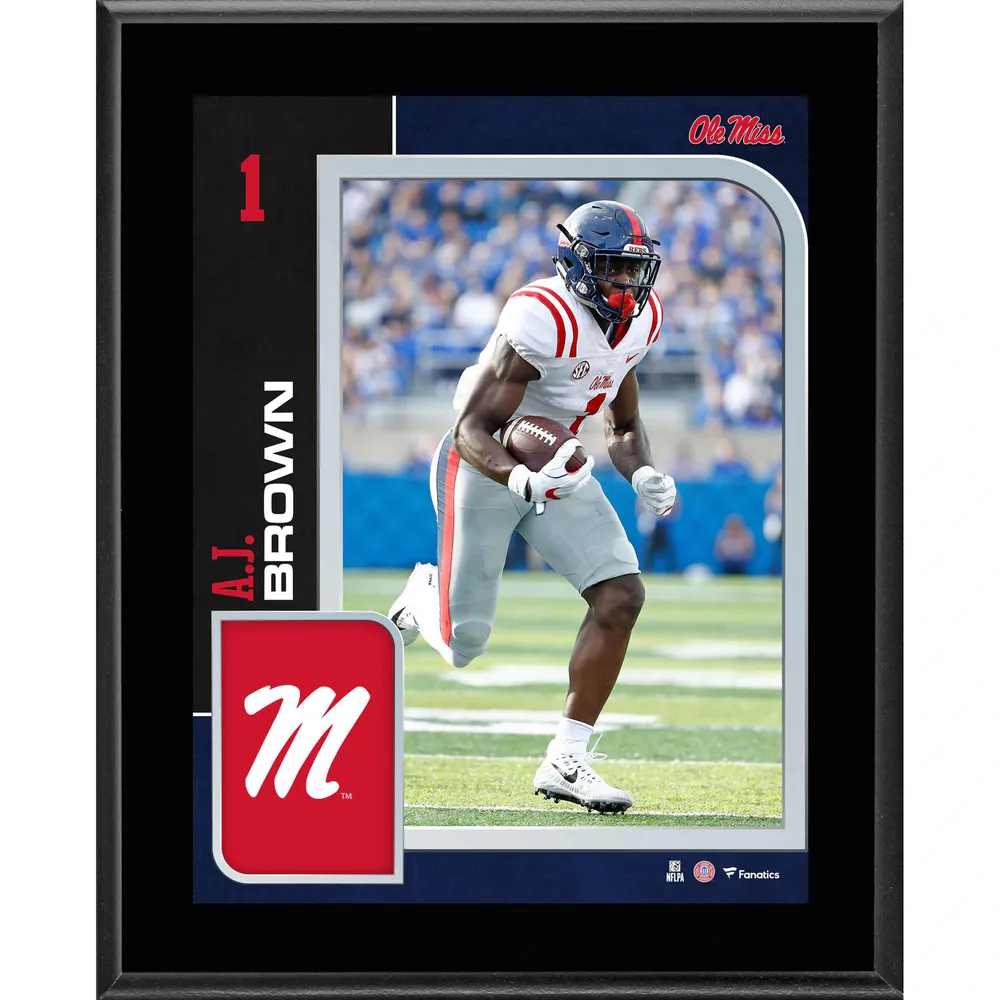 Lids AJ Brown Ole Miss Rebels Fanatics Authentic Framed 15 x 17