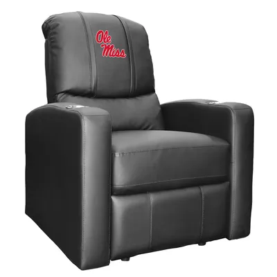 Ole Miss Rebels Stealth Manual Recliner - Black