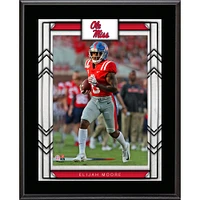 Elijah Moore Ole Miss Rebels 10.5" x 13" Sublimated Player Plaque