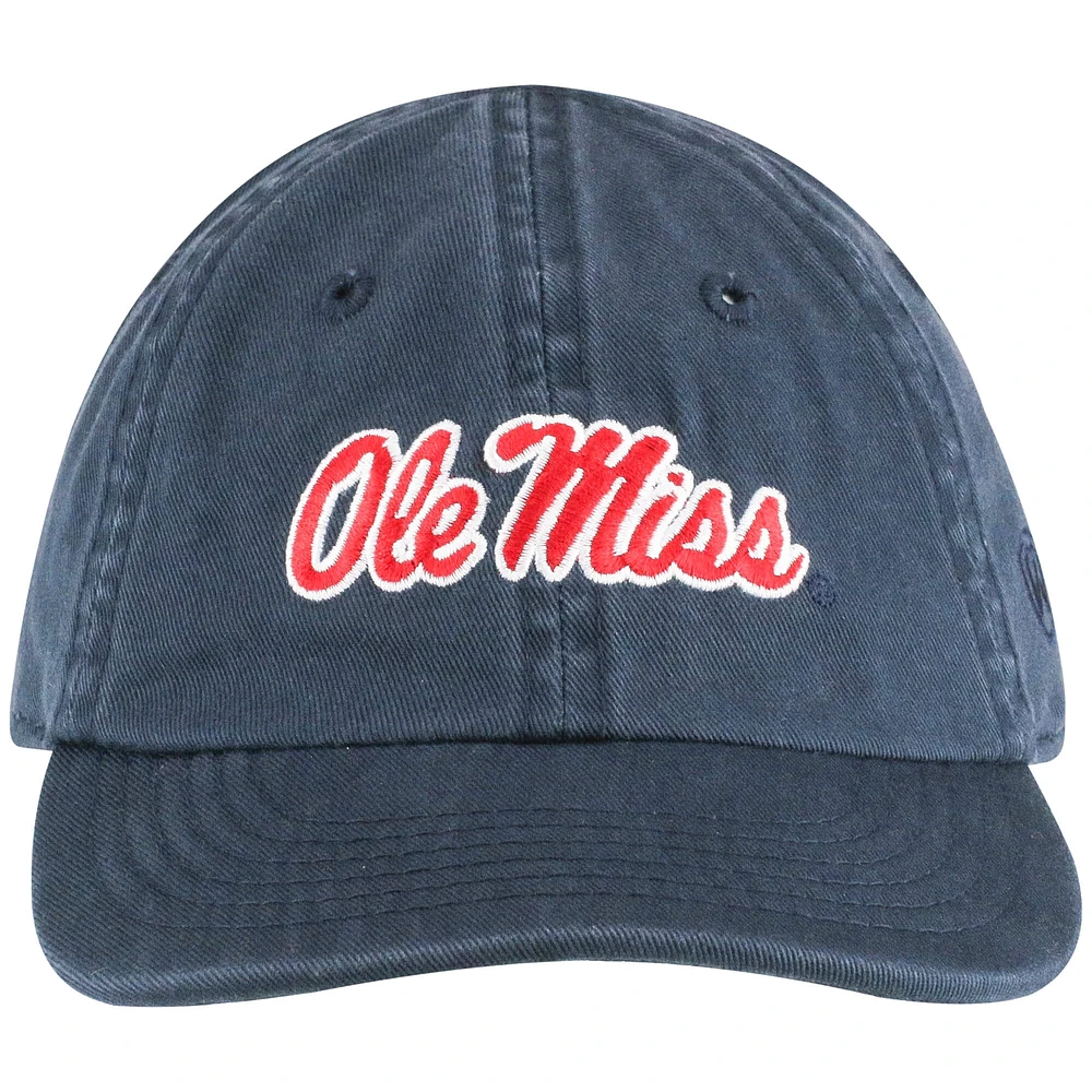 Infant Top of the World Navy Ole Miss Rebels Mini Me Victory Flex Hat