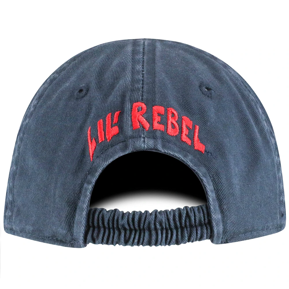 Infant Top of the World Navy Ole Miss Rebels Mini Me Victory Flex Hat