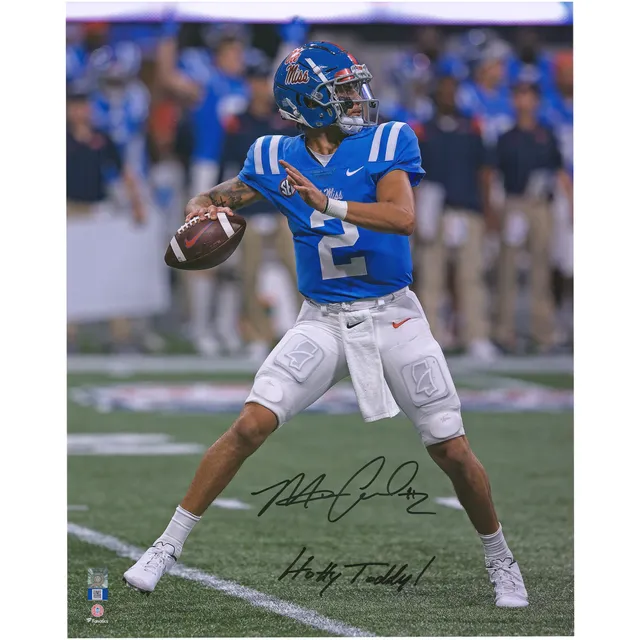 Eli Manning Ole Miss Rebels Unsigned Throwing Photograph