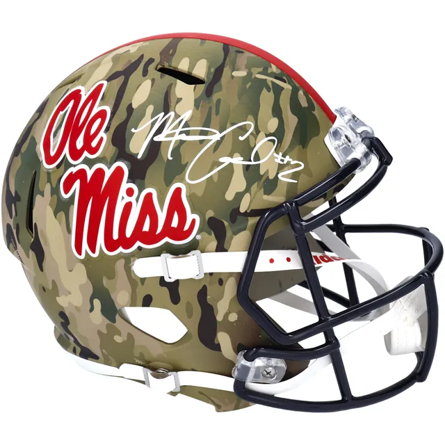 Eli Manning Ole Miss Rebels Autographed White Panel Football