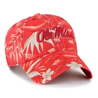 Men's '47 Red Ole Miss Rebels Tropicalia Clean Up Adjustable Hat