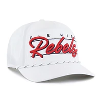 Casquette ajustable blanche Ole Miss Rebels Condor Hitch brrr° pour homme, modèle 1947