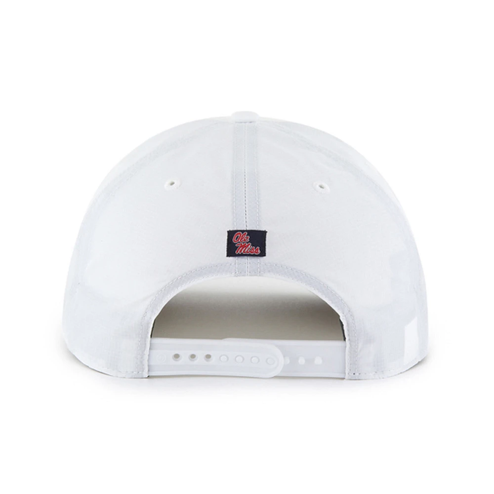 Casquette ajustable blanche Ole Miss Rebels Condor Hitch brrr° pour homme, modèle 1947