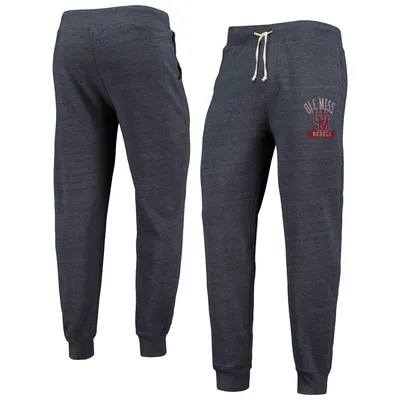 Ole Miss Rebels Alternative Apparel Dodgeball Tri-Blend Pants - Heathered Navy