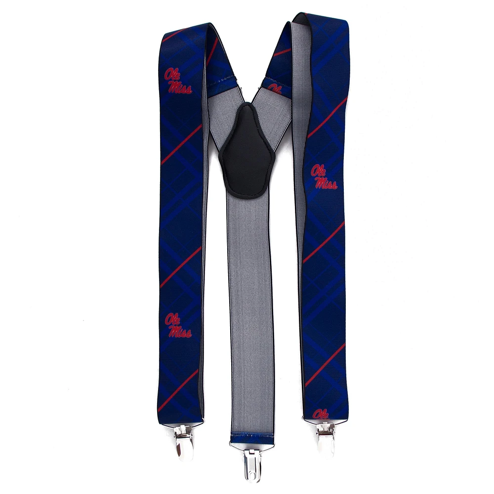 Men's Blue Ole Miss Rebels Suspenders