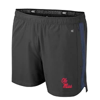 Men's Colosseum Charcoal Ole Miss Rebels Langmore Shorts