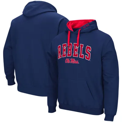 Ole Miss Rebels Colosseum Big & Tall Arch Logo 2.0 Pullover Hoodie - Navy