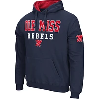 Sweat à capuche Colosseum bleu marine Ole Miss Rebels Sunrise pour hommes