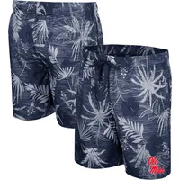 Men's Colosseum Navy Ole Miss Rebels What Else is New Swim Shorts