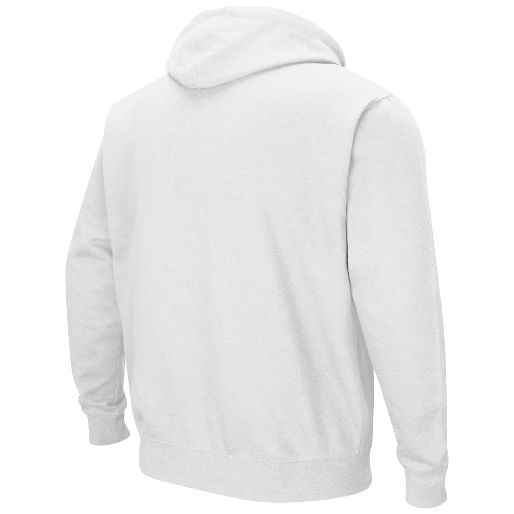 Sweat à capuche Colosseum White Ole Miss Rebels Arch & Team Logo 3.0 pour homme