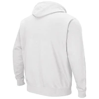 Sweat à capuche Colosseum White Ole Miss Rebels Arch & Team Logo 3.0 pour homme