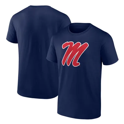 Ole Miss Rebels Fanatics Branded Team Logo T-Shirt - Navy