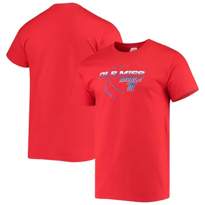 Ole Miss Rebels Fanatics Branded Team True Sport Basketball T-Shirt - Red