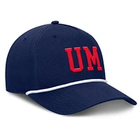 Men's Fanatics Navy Ole Miss Rebels Foul Ball Rope Adjustable Hat