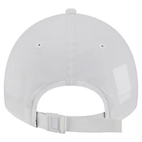 Men's New Era White Ole Miss Rebels Active Ripstop 9TWENTY Adjustable Hat