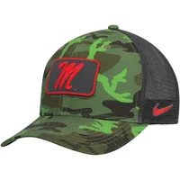 Casquette Nike Camo/Black Ole Miss Rebels Classic99 Veterans Day Snapback pour homme