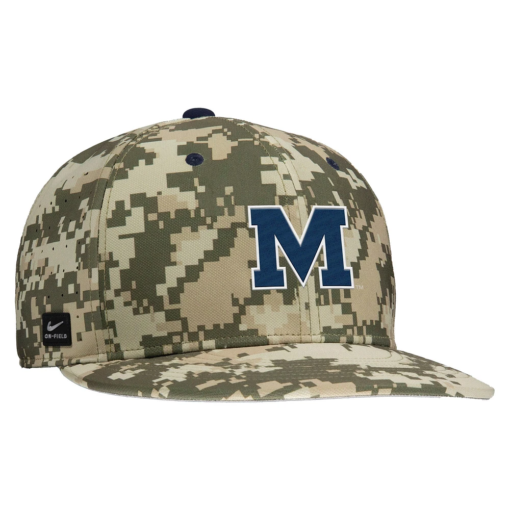 Casquette de baseball Nike Digital Camo Ole Miss Rebels On-Field Performance pour homme