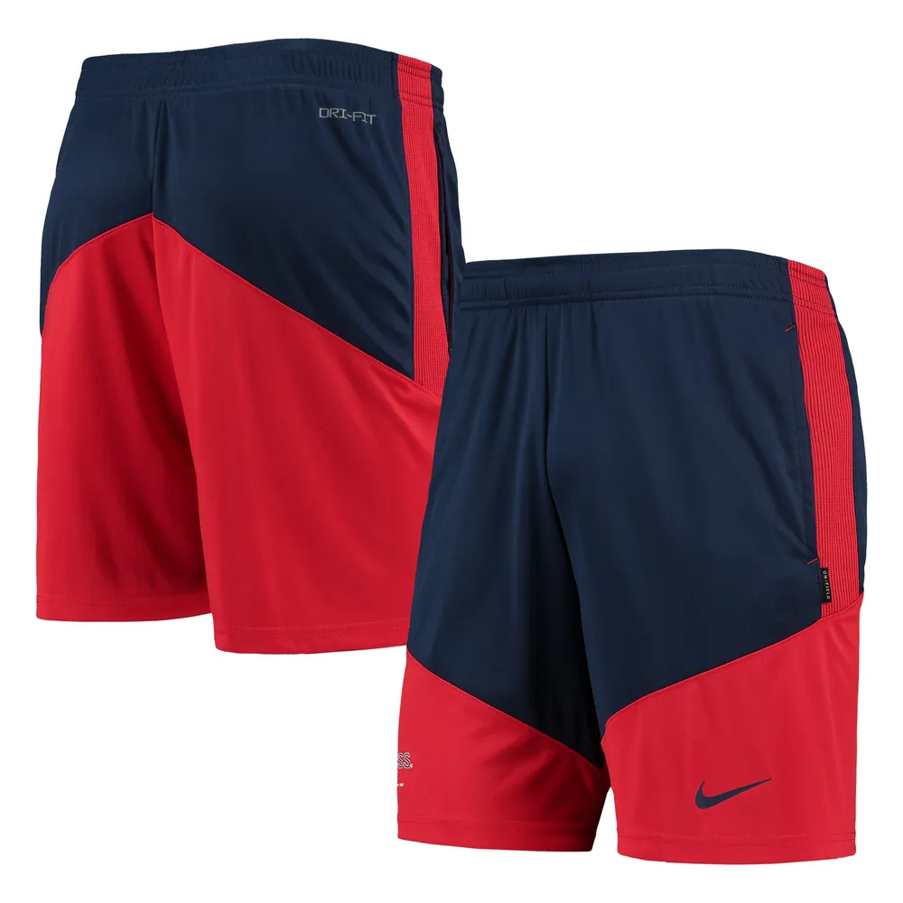 Short Nike Ole Miss Rebels Performance Player pour Homme Bleu Marine/Rouge