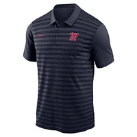 Men's Nike Navy Ole Miss Rebels 2024 Sideline Victory Coaches Performance Polo