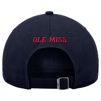 Casquette ajustable Nike Navy Ole Miss Rebels Club pour homme