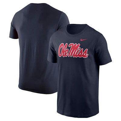 Men's Nike Navy Ole Miss Rebels Logo T-Shirt